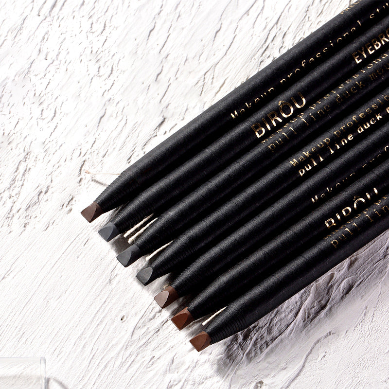 Hard-core mist pull line eyebrow pencil waterproof and sweat-proof natural long-lasting non-smudge non-marking makeup artist special