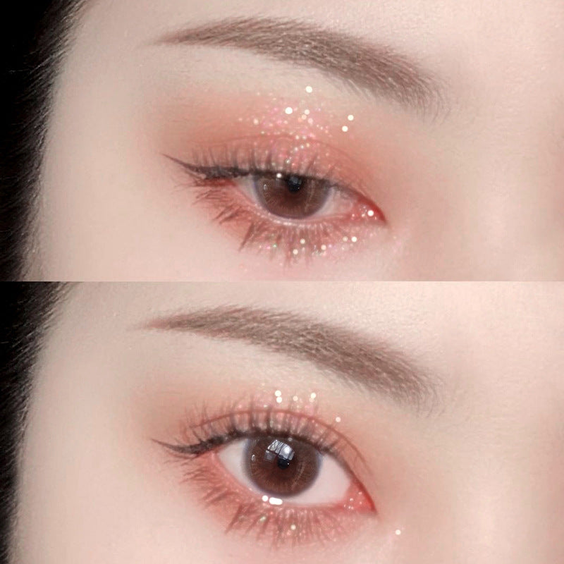 Lace Girl Eyeshadow Palette Eyeshadow Book 6 Color Makeup Blush Milk Tea Earth Color Pearlescent Matte