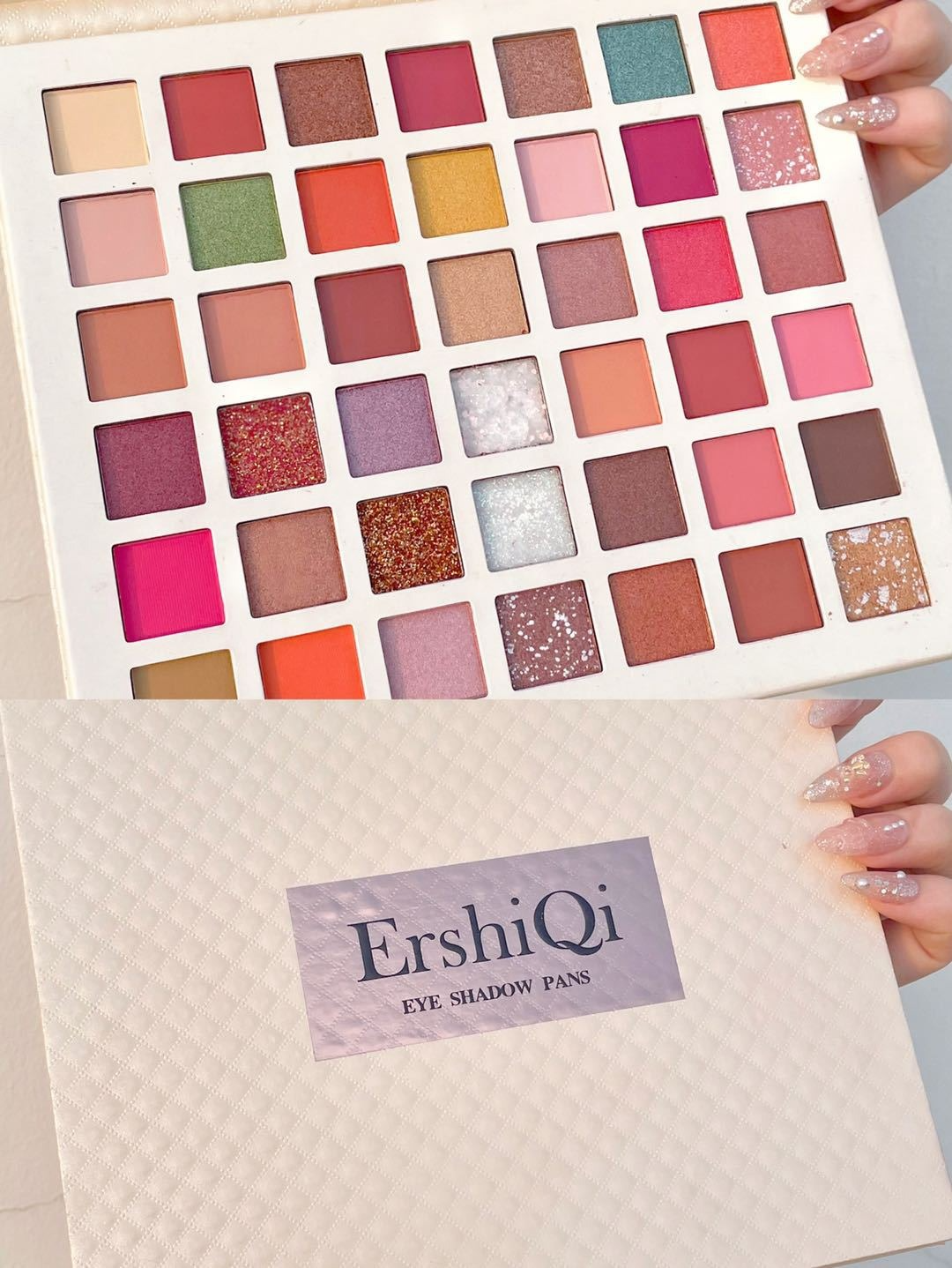 Forty-two-color cream lovers eyeshadow palette matte pearlescent sequins fine shimmer brighten all-match eyeshadow