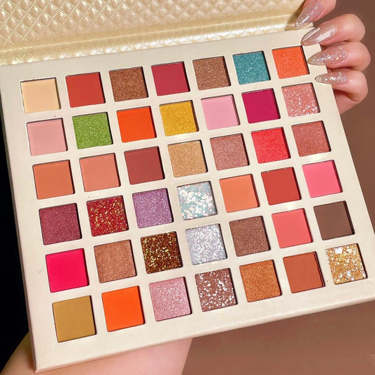 Forty-two-color cream lovers eyeshadow palette matte pearlescent sequins fine shimmer brighten all-match eyeshadow
